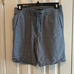 Retrofit Blue and Red Men's Shorts
